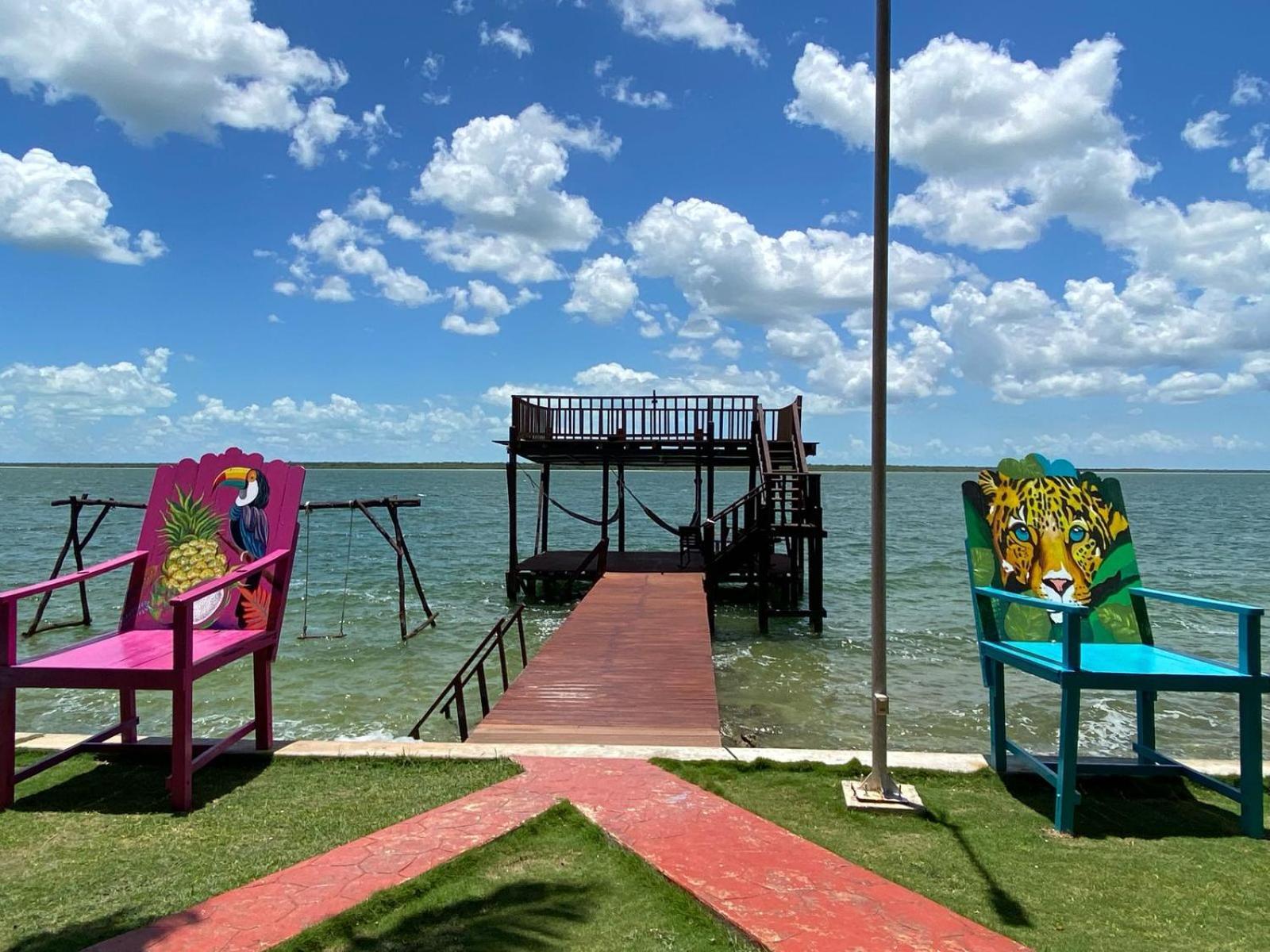Coras Place Bacalar Lagoon Front Exterior photo